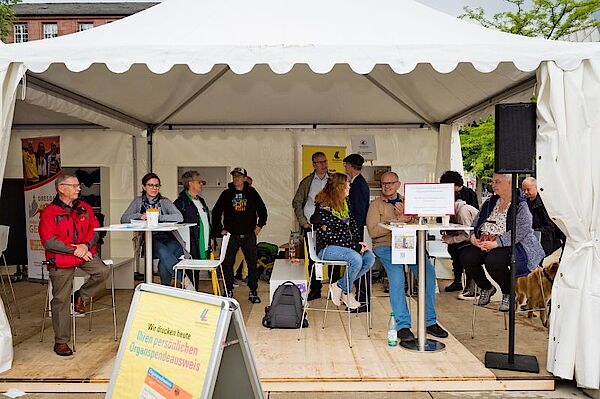 Infostand des Verbandes